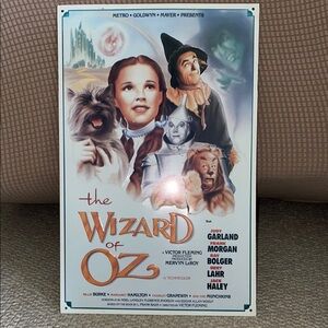 Wizard of Oz Metal Poster/Sign